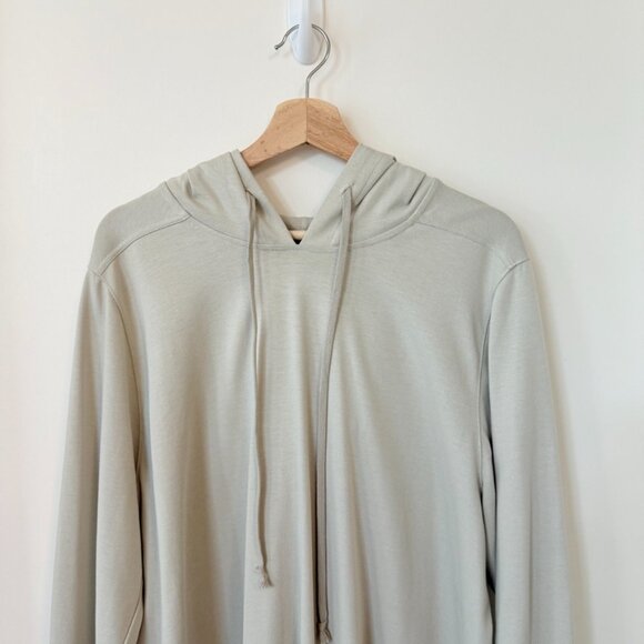 Rick Owens Drawstring Hoodie in Pearl (Off White) Size XL 100% Cotton - Picture 2 of 9